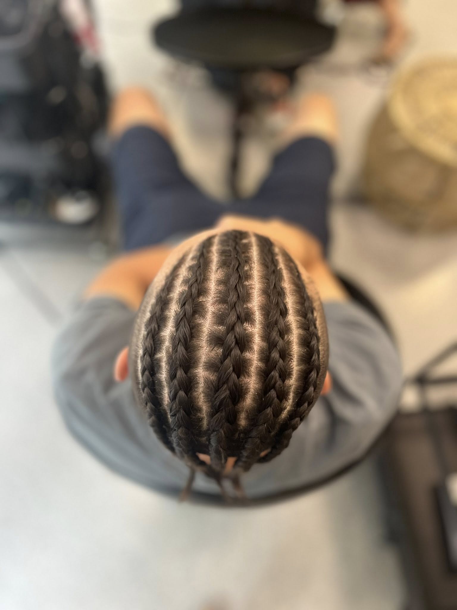 Férfi fonás cornrow